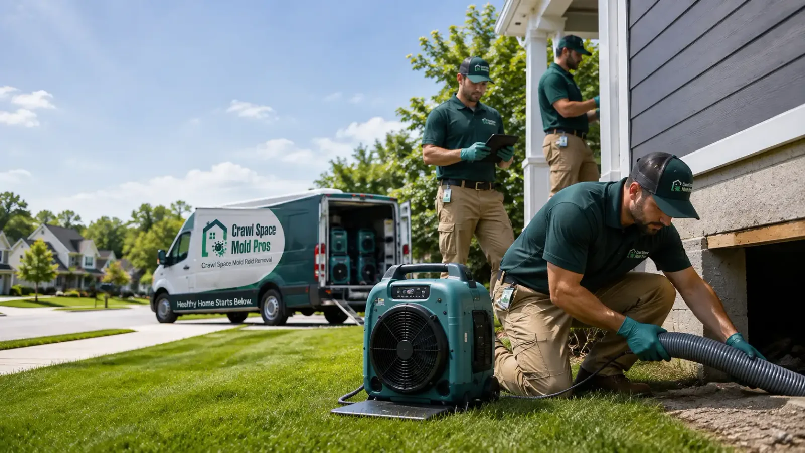 Crawl Space Mold Removal in Barnhill, IL